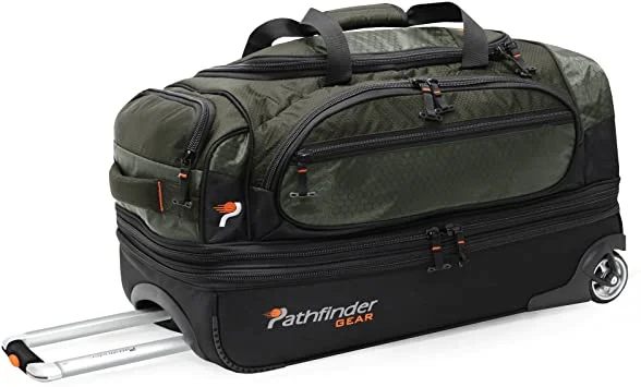 Pathfinder Gear 26 Inch Rolling Drop Bottom Duffel P3167-xx-26WD