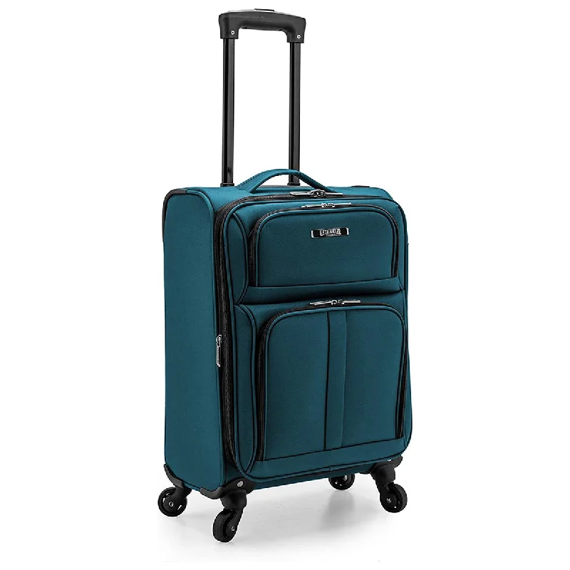 U.S. Traveler Anzio Softside Expandable Spinner Luggage, Carry-on 22-Inch