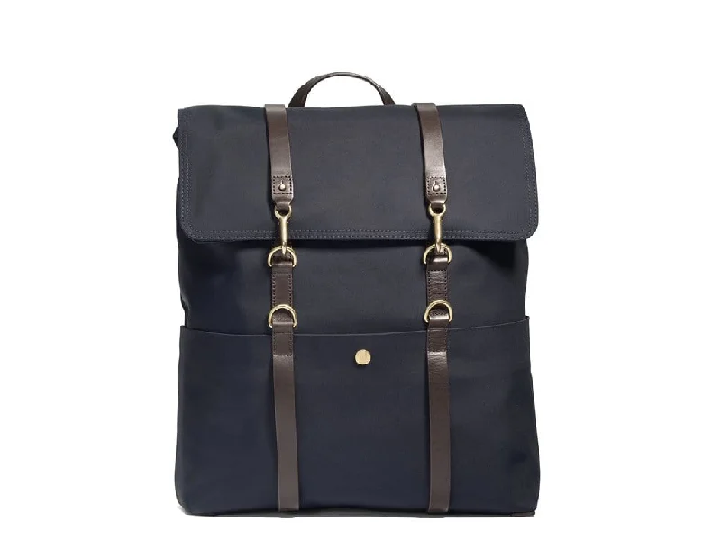 MS Backpack Navy / Dark Brown